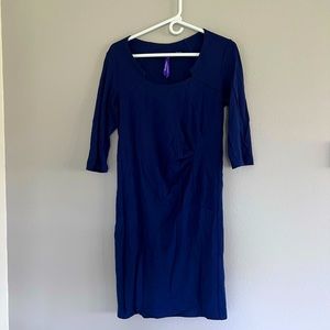 Seraphine navy blue maternity dress US size 6